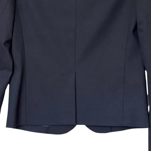 GAP The Academy Blazer Women's Navy Single-Breasted Blazer Size 4 - Picture 8 of 9